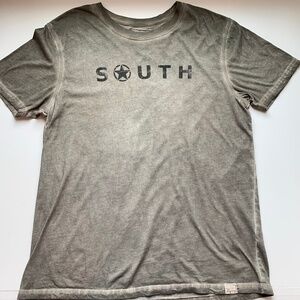 Legacy Brand Men's "South" Logo Acid Wash T-Shirt Men's Size XL